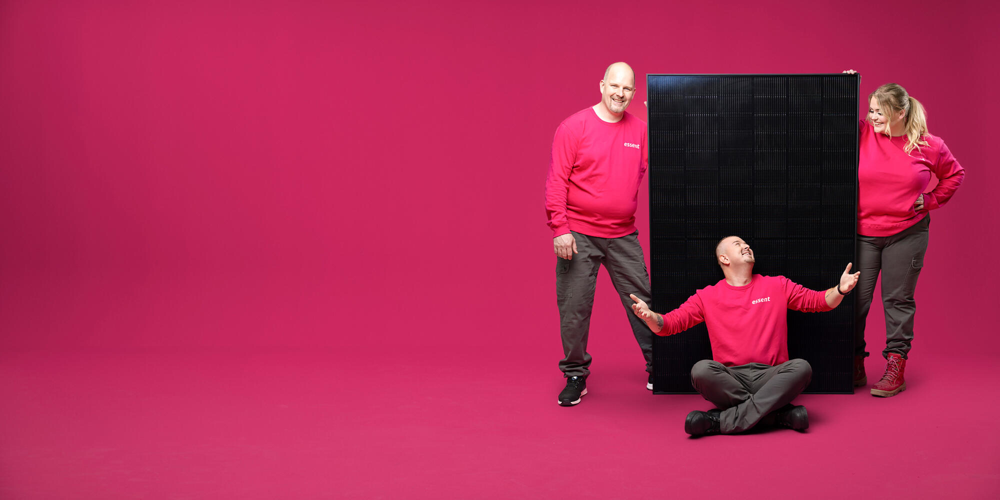 ONZE MONTEURS GAAN <BR> AAN DE SLAG